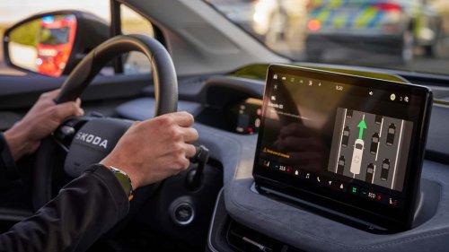 Skoda Enyaq, Skoda Elroq et Enyaq proposeront bientôt des jeux vidéo comme Tetris (à l'arrêt bien sûr)