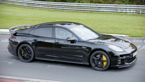 Porsche Panamera, Porsche Panamera Turbo, Porsche Panamera Turbo GT erstmals als Erlkönig erwischt
