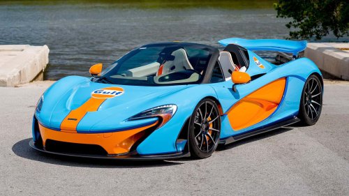 916 ch à ciel ouvert : l’une des cinq McLaren P1 Spider aux enchères