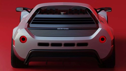 Bertone, La nouvelle sportive rétro V6 de Bertone est équipée de phares escamotables