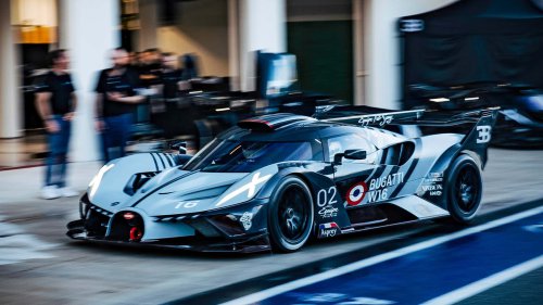 The Bugatti Bolide Takes On Miami's F1 Track