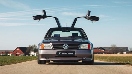Cuando el Mercedes-Benz Coupé de los años 80 tenía alas de gaviota