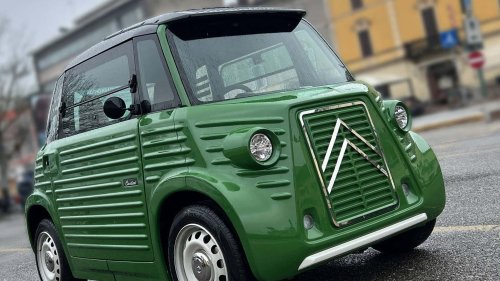 Citroën, 17.120 €, muy retro y eléctrico: quiere parecerse al Citroën 2CV, pero se conduce desde los 15 años