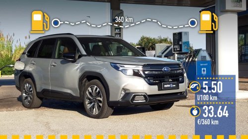 Subaru, Subaru Forester, Subaru Forester mild hybrid (2025), l'évaluation de la consommation réelle