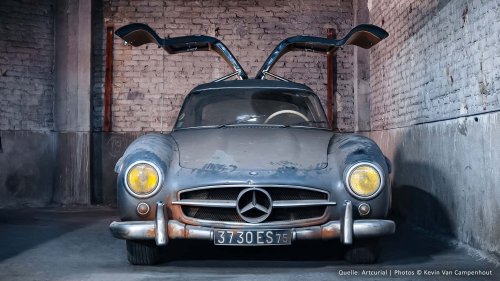 Mercedes, Dieser 70 Jahre alte Mercedes 300 SL punktet mit Patina