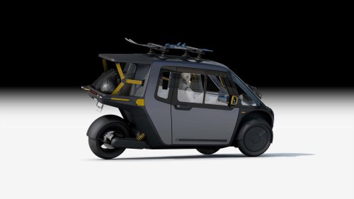 L'étrange voiture électrique à pédales