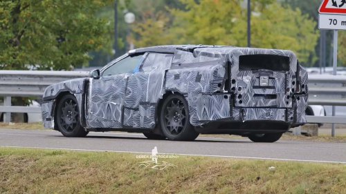 The Electric Ferrari Looks Hilarious With Fake Body Panels