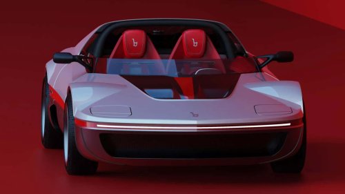 Bertone, La nouvelle sportive rétro V6 de Bertone est équipée de phares escamotables