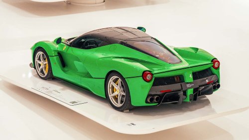 Ferrari, El único Ferrari verde, que perteneció a Jamiroquai, vuelve a estar a la venta