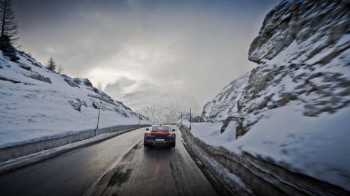 Porsche, Porsche 911 Dakar, El Porsche 911 Dakar se toma unos días de descanso en los Dolomitas