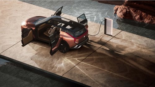 Mitsubishi, SUV, The Mitsubishi Elevance Concept Is a Quad-Motor SUV With a Gas Engine