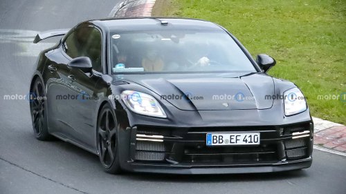 Porsche Panamera Turbo GT erstmals als Erlkönig erwischt
