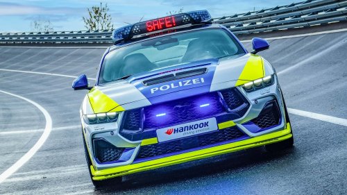 Ford, Ford Mustang, TUNE IT! SAFE! zeigt STEEDA Q500 Ford Mustang im Polizei-Look