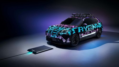 Porsche Cayenne, Porsche Cayenne Electric Akan Mengisi Daya Nirkabel
