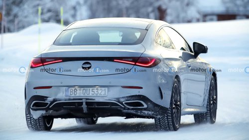 Mercedes CLE Coupé (2027) als Erlkönig erwischt: Dezentes Facelift