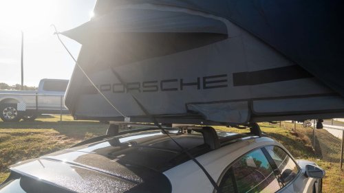 You Don't Need a Porsche Taycan Roof Tent. But You'll Want One
