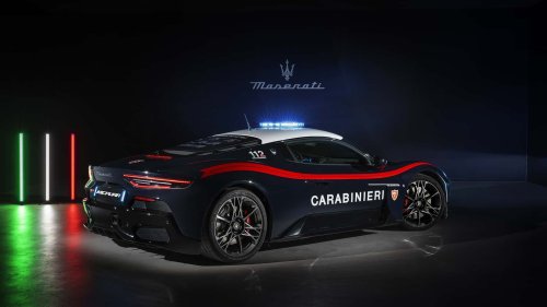 Maserati, El Maserati MCPURA se transforma en un coche patrulla alucinante