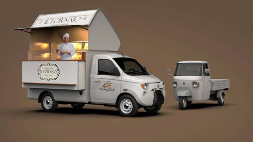 Caselani convierte una Piaggio Ape en una furgoneta retro impresionante