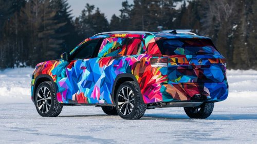 Volkswagen Atlas: Wir drifteten im 2027er-Prototyp auf Eis