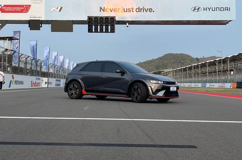 Hyundai, Hyundai Ioniq 5, Hyundai Ioniq, Geber Hyundai Ioniq 5 N di Sirkuit Mandalika, Sukses Berikan Respon Natural
