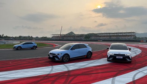 Hyundai, Hyundai Ioniq 5, Hyundai Ioniq, Geber Hyundai Ioniq 5 N di Sirkuit Mandalika, Sukses Berikan Respon Natural