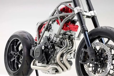 Honda, Pakai Mesin V3 Supercharged, Begini Penampakan Motor Terbaru Honda