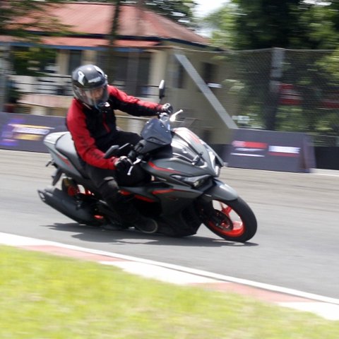 Yamaha, Pengujian Teknologi YECVT Pada Yamaha Aerox Alpha di Lintasan Pendek, Begini Hasilnya!