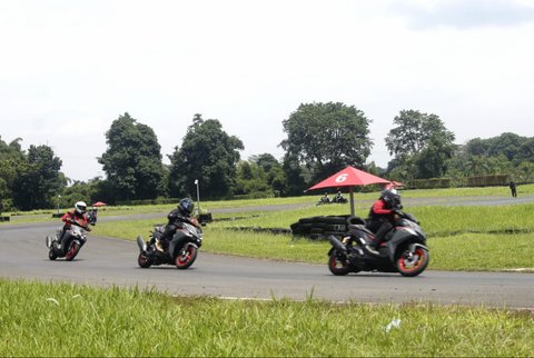 Yamaha, Pengujian Teknologi YECVT Pada Yamaha Aerox Alpha di Lintasan Pendek, Begini Hasilnya!
