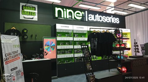 Bukan Cuma Lampu, Nine Autoseries Bawa Inovasi Karpet Mobil Anti-Bakteri ke GIIAS 2025