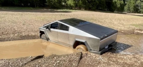 Tesla Cybertruck owner jailed after ‘Wade Mode’ demo flops in Texas lake
