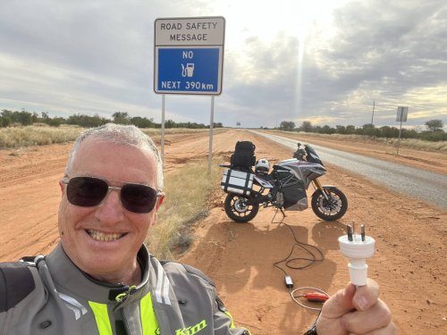 Ed Darmanin Does the Big Lap around Australia on an Electric Motorbike