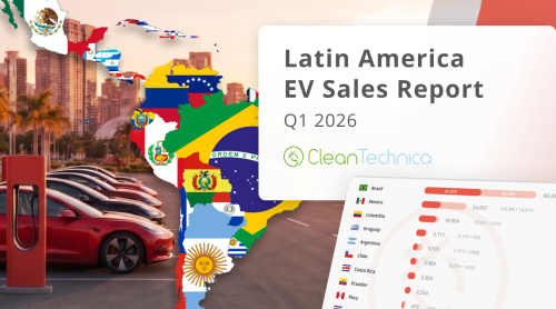 Latin America EV Sales Report: Sales in Q1 Grew 74%, Reaching a New Record of Over 115,000 Units!