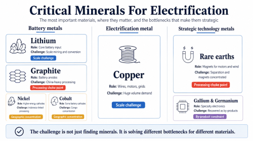Critical Minerals: China’s Grip, America’s Volatility, Europe’s Choice