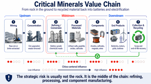 Critical Minerals: China’s Grip, America’s Volatility, Europe’s Choice