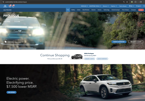 Honda Offering Up To $8,000 Off The Prologue EV!