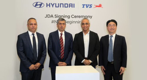 Hyundai Motor &amp; TVS Motor Formalize Partnership to Drive Electric Three-Wheeler Commercialization in India