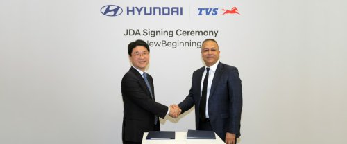 Hyundai Motor &amp; TVS Motor Formalize Partnership to Drive Electric Three-Wheeler Commercialization in India