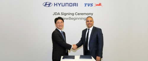 Hyundai, Hyundai Motor & TVS Motor Formalize Partnership to Drive Electric Three-Wheeler Commercialization in India