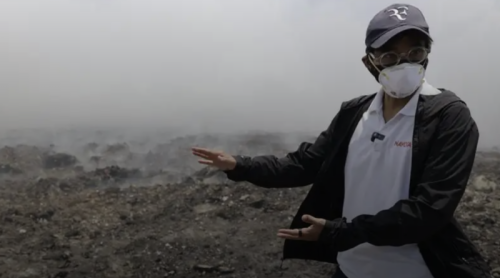 Earth Day In The Philippines Overshadowed By Toxic Smoke From A Burning Dumpsite