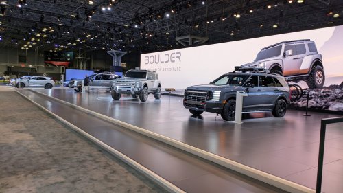 The Best of the New York Auto Show Was New York Itself