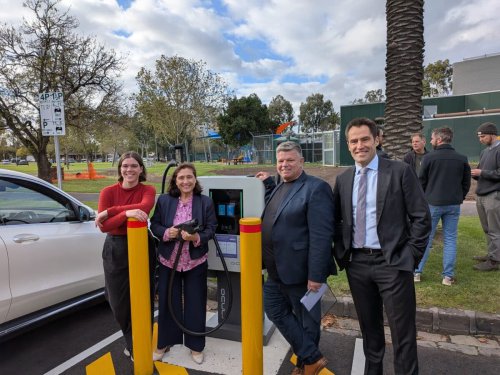 Neighborhood Battery Combined With Solar & EV Chargers