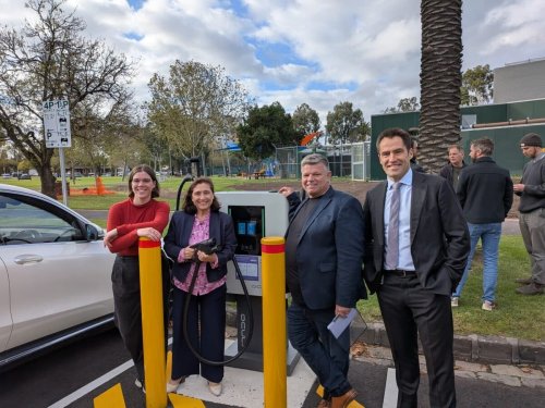 Neighborhood Battery Combined With Solar & EV Chargers