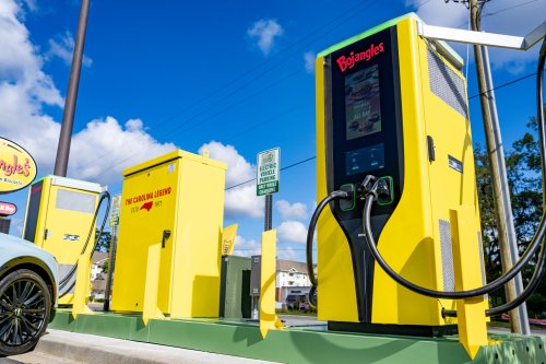 First EV Chargers Installed At Large Restaurant Chain
