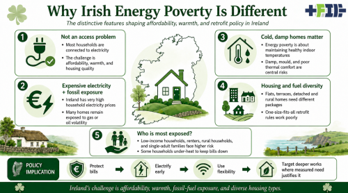 Ireland’s Energy Poverty Problem Needs Flexible Electric Heat, Not Fabric-First Delay