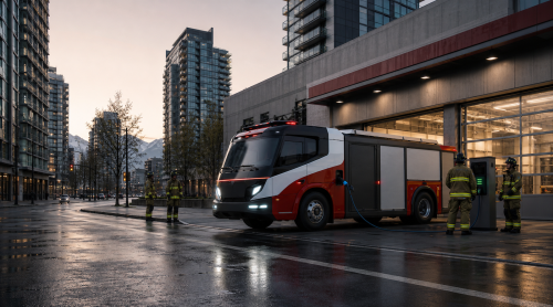 Electric Fire Trucks Are Spreading, But They Lag Buses, Garbage Trucks, & Drayage Fleets