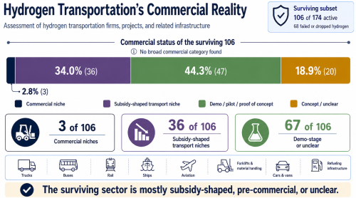 Hydrogen Transportation After HVS: Narrow Niches, Big Subsidies, Long Pilots