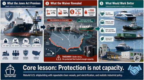 Jones Act Waiver Exposes America’s Shipbuilding Gap