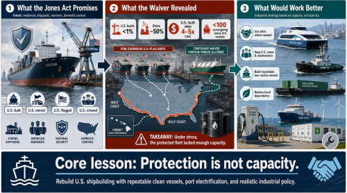 Jones Act Waiver Exposes America’s Shipbuilding Gap