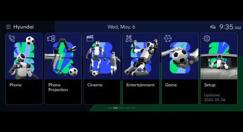 Hyundai, Hyundai EVs Get Fun New FIFA World Cup 2026 Themes in Infotainment