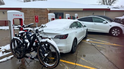Cross Country Road Trip in an Old Tesla Model 3